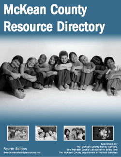 McKean County Resource Directory