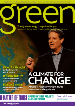 A clImATe foR - ScottishPower