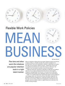 Flexible Work Policies
