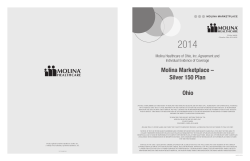 Molina Marketplace &ndash; Silver 150 Plan Ohio
