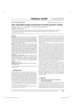 Gaia: automated quality assessment of protein