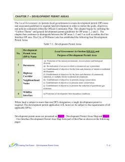 chapter 7 &ndash; development permit areas