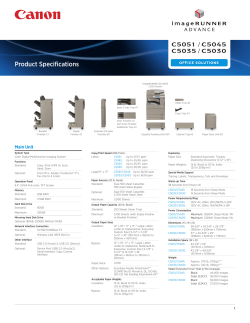 Product Specifications