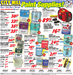 Paint Supplies!
