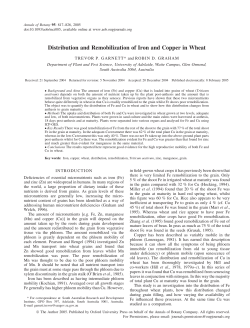 Distribution and Remobilization of Iron and