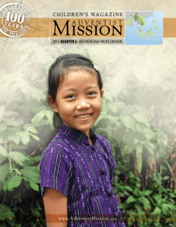 Children`s Mission for 2012