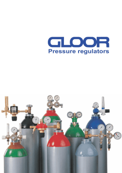General catalogue on pressure regulators
