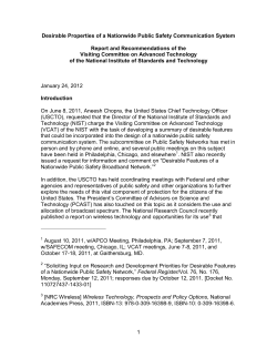 On the Design of a National Public Safety Network