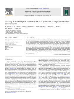 Accuracy of small footprint airborne LiDAR in its predictions of