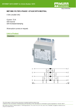 MEF EMC-FILTER 3-PHASE 1-STAGE WITH NEUTRAL I:72A U