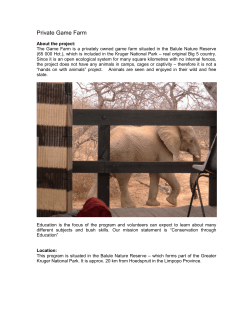 Information Private Game Farm