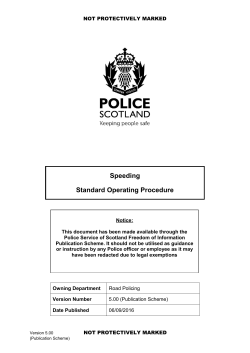 Standard Operating Procedure (SOP) Review