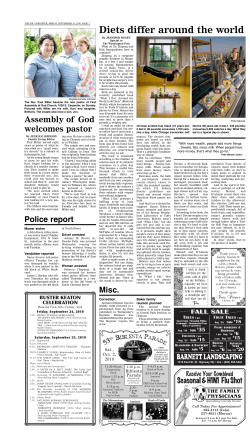 Diets differ around the world