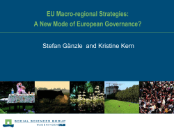 Macro-regionalization