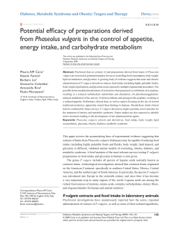 Potential efficacy of preparations derived from Phaseolus - B