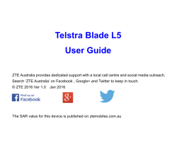 User Guide - ZTE Australia