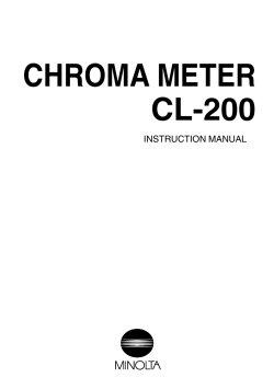 CHROMA METER CL-200