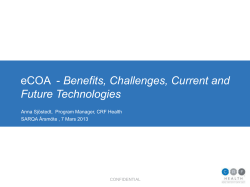 eCOA in Clinical Trials