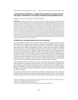 1071 a multiscalar approach to modeling the end of the neolithic on