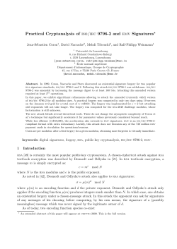Practical Cryptanalysis of iso/iec 9796