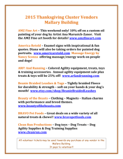 2015 Thanksgiving Cluster Vendors Mallary Building