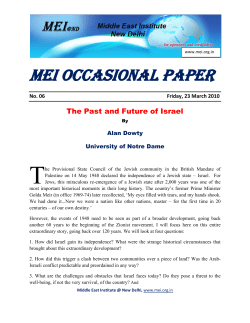 MEI OCCASIONAL PAPER