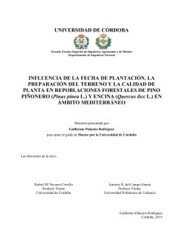 universidad de c&oacute;rdoba influencia de la fecha de - Helvia