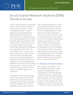 Social Science Research Solutions (SSRS)