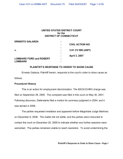 UNITED STATES DISTRICT COURT for the