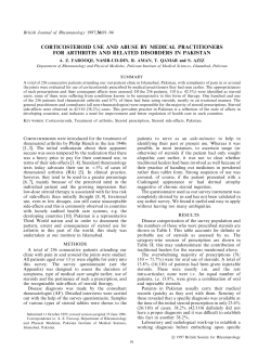 corticosteroid use and abuse by medical