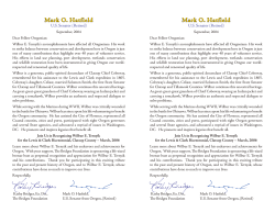 Announcement and Request