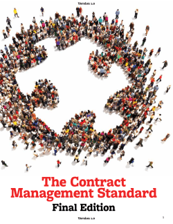 The Contract Management Standard