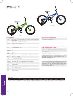 2016 LASER 16