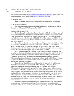 Donnelly, Phil M. (1891-1961), Papers, 1944