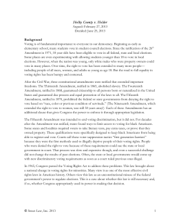 Shelby County v. Holder