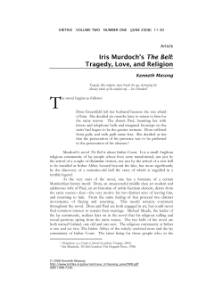 Iris Murdoch`s The Bell: Tragedy, Love, and Religion