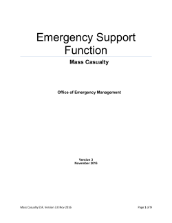 Mass Casualty - City of Toronto