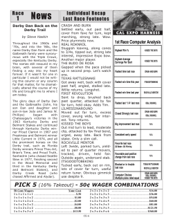 A Closer Look - Cal Expo Horse Racing