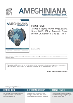 Fossil Fungi - Ameghiniana