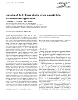 Ionization of the hydrogen atom in strong magnetic fields