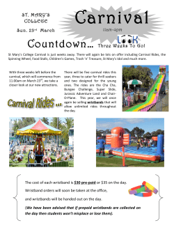 Carnival - St Mary`s College
