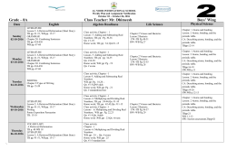 Grade &ndash; 8A Class Teacher: Mr. Dhimeesh Boys` Wing