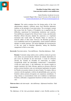 9 Brazilian Foreign Policy under Lula: from non
