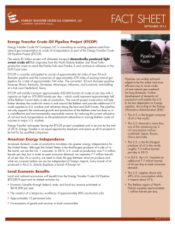 Energy Transfer Crude Oil Pipeline