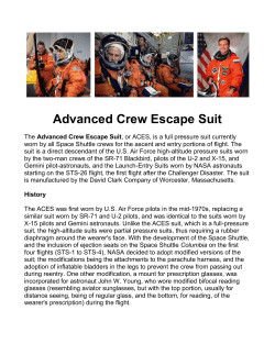 Advanced Crew Escape Suit