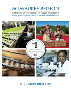 Milwaukee Region Food Industry Brochure