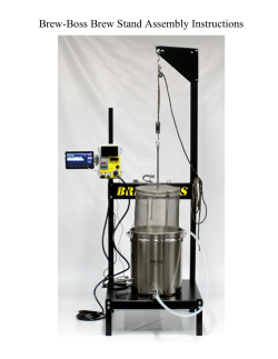 Brew-Boss Brew Stand Assembly Manual