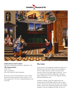 The Artist - Columbia Museum of Art