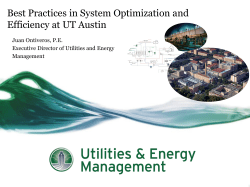 Best Practices in System Optimization and Efficiency at UT Austin