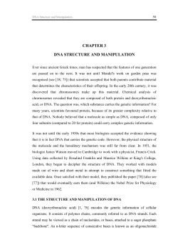 chapter 3 dna structure and manipulation